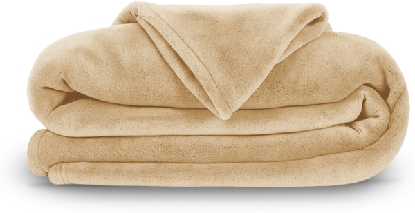 Kuscheldecke mit Ärmeln Beige