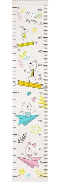 Walther Design Messlatte Kinder-Messlatte "Growing Explorer", Skala von 60-180 cm