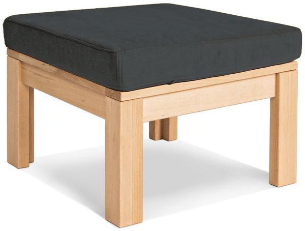 Marior HOME 'MEXICO' Tischhocker, Buchenholz, Unbehandelt, Graphit