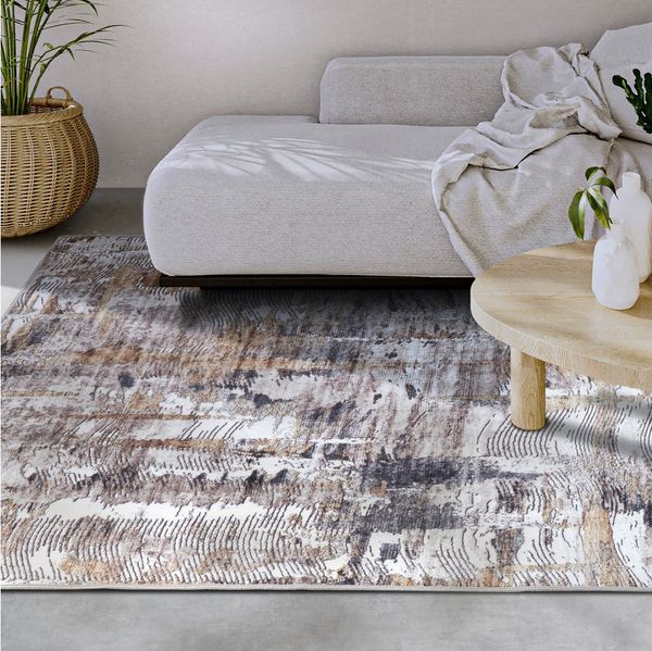 ELLE DECORATION Teppich Malard, rechteckig, Höhe: 5 mm, Kurzflor, Anti Rutsch, Vintage, Modern, Wohnzimmer, Flur