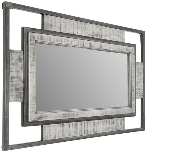 Spiegel Mango 76x4x122 grau lackiert HEAVY INDUSTRY #155