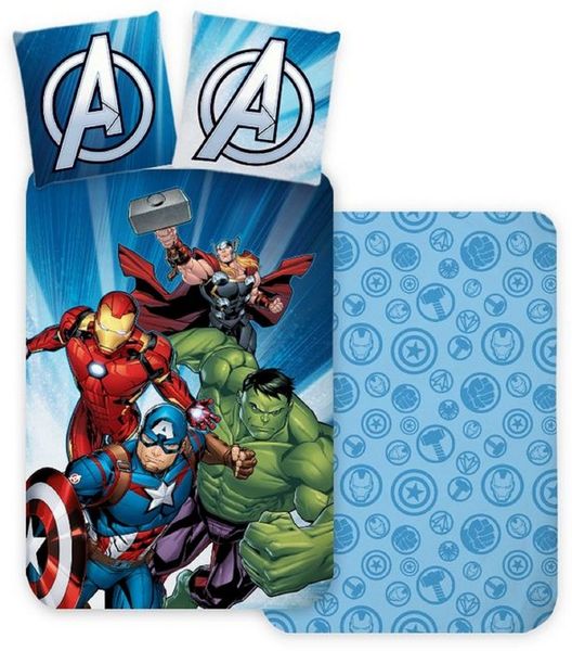 Kinderbettwäsche Avengers Baby Bettwäsche 100 x 135 cm