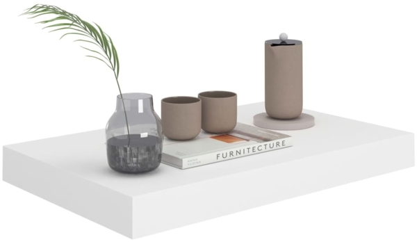 vidaXL Schweberegale 2 Stk. Weiß 40x23x3,8 cm MDF 323806 Bild 2