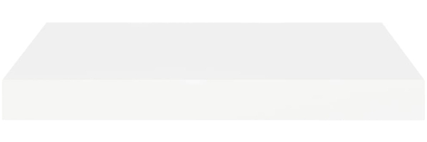 vidaXL Schweberegale 2 Stk. Weiß 40x23x3,8 cm MDF 323806 Bild 4