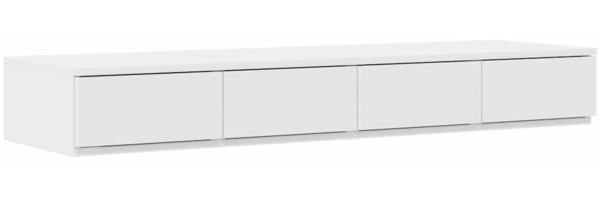 vidaXL Bettschubladen Weiß 120 x 36,5 x 16,5 cm Holzwerkstoff 866939