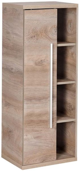 FACKELMANN STANFORD Midischrank 42 cm breit, Braun hell, Türanschlag links
