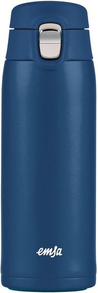 EMSA 'Travel Mug Light' Thermobecher, Edelstahl, blau, 400 ml
