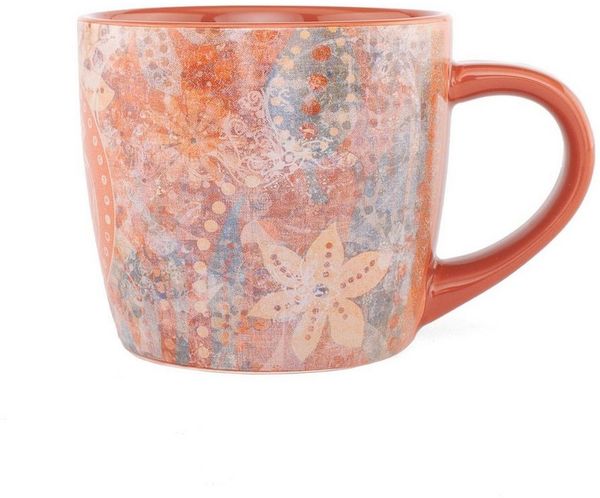 bodhi Tasse YogiMug Keramiktasse Rusty OM, Keramik