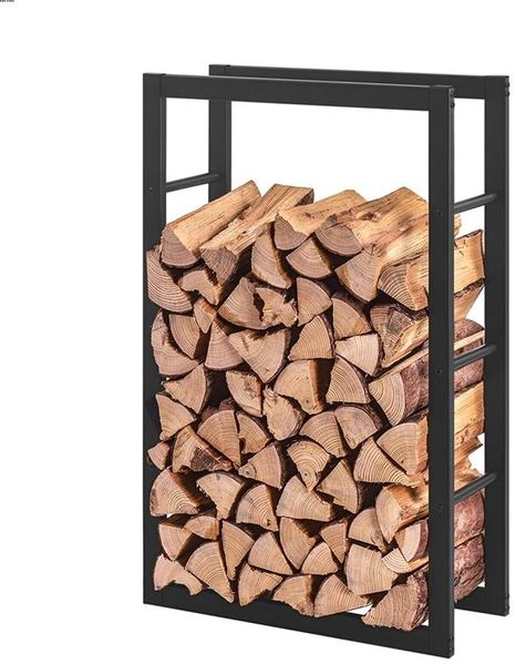 Kaminholzregal Stapelhilfe 100x60x25 cm Brennholzregal TopMulti Metall Regal