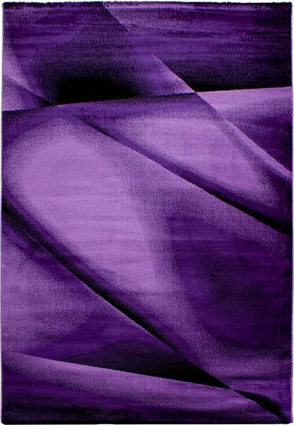 Kurzflor Teppich Matteo rechteckig - 200x290 cm - Lila
