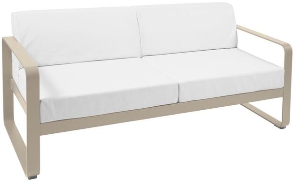 Bellevie Lounge-Sofa 2-Sitzer 14 Muskat 81 Grauweiß