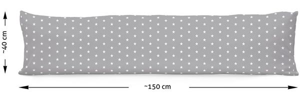 Amilian Seitenschläferkissen 150 cm x 40 cm (Made in EU), Stillkissen, Lagerungskissen, Schwangerschaftskissen zum Schlafen, Pregnancy Pillow, Lagerungskissen mit Bezug