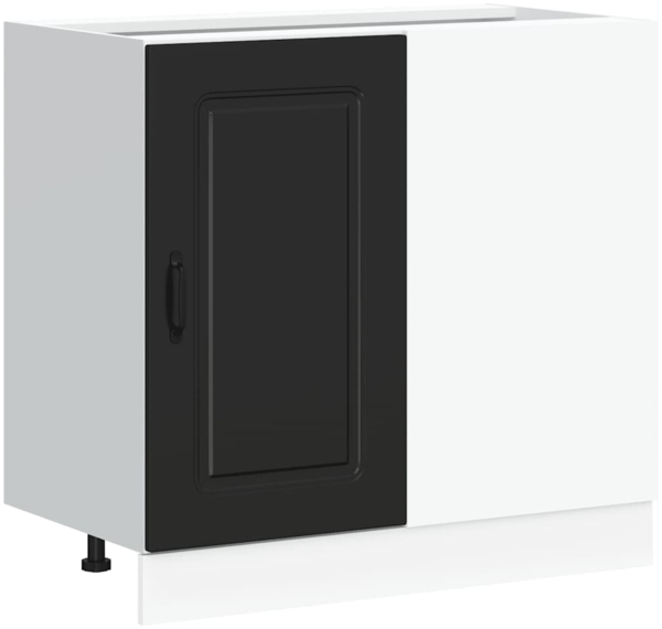 vidaXL Küchenunterschrank „Kalmar“ Schwarz Holzwerkstoff 854319