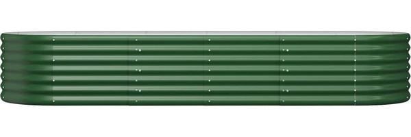vidaXL Hochbeet Verzinkter Stahl 224x80x36 cm Grün 318918 Bild 3