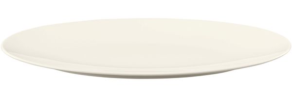 Servierplatte Zoe Diamond 40 x 25.5 cm / Zoé, Porzellan, Beige, 26 x 3 x 40 cm