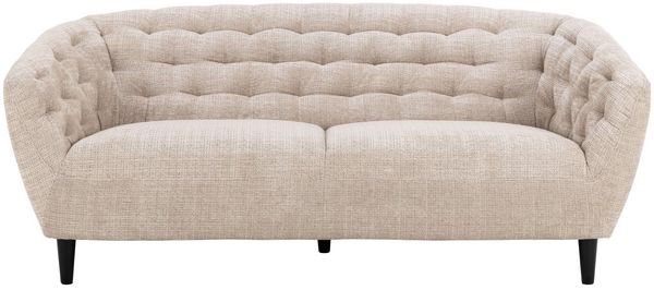 ACTONA GROUP 3-Sitzer Ria, Chenille beige, mit Taschenfederkern, 191 x 84 x 78 cm