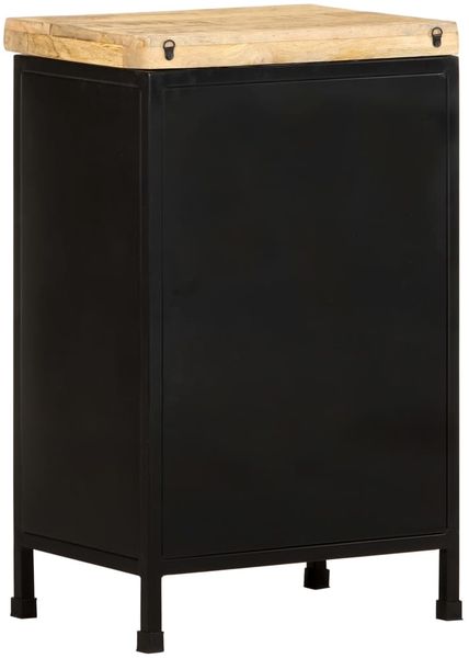 vidaXL Sideboard 47 x 35 x 76 cm Raues Mangoholz [323575] Bild 5