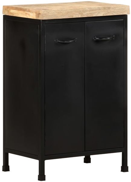 vidaXL Sideboard 47 x 35 x 76 cm Raues Mangoholz [323575] Bild 8