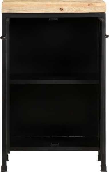 vidaXL Sideboard 47 x 35 x 76 cm Raues Mangoholz [323575] Bild 4