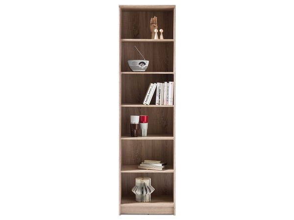 Regal >Olli< in Sonoma-Eiche - 54x198x34cm (BxHxT) Bild 3