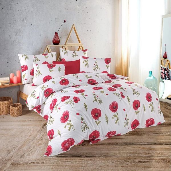 TRAUMSCHLAF Bettwäsche Mona, Renforce, 2 teilig, florales Design auf 100% Baumwolle