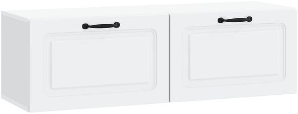 vidaXL Wandmontierter TV-Schrank Weiß 98 x 31 x 30 cm Holzwerkstoff 899405
