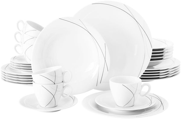 Seltmann Weiden Trio Highline Kombiservice 30-teilig