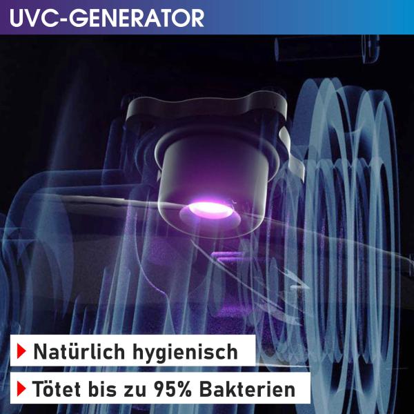 BRAST 'MSpa TEKAPO' Whirlpool, aufblasbar, für 4 Personen, In-Outdoor Pool, 108 Massagedrüsen, Aufblasfunktion per Tastendruck, 158 x 158 x 68 cm Bild 8