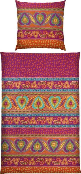 REDBEST Bettwäsche Bettwäsche, Seersucker, Seersucker Paisley/Ornamente
