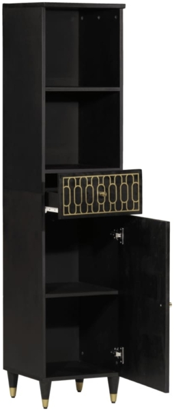 vidaXL Badschrank 38x33x160 cm Massivholz Mango 358342