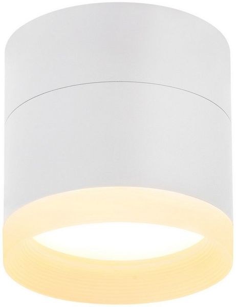 Nettlife LED Aufbaustrahler Schwarz/Weiß Rund Deckenstrahler 5W Spot Aufbauleuchte Klein Acryl, LED fest integriert, Warmweiß, GX53 Warmweiß Flach Aufputz Strahler Deckenspot 3000K