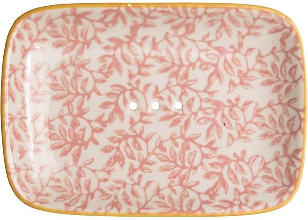 Tranquillo Seifenschale tranquillo Seifenschale 'FLORAL' aus Steinzeug, Breite: 13,5 cm
