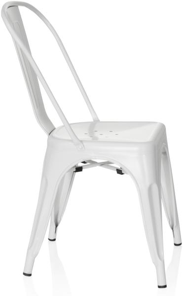 hjh OFFICE Besucherstuhl Konferenzstuhl VANTAGGIO BRUSH Metall, Weiß matt Bild 4