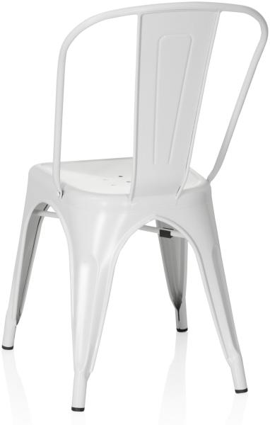 hjh OFFICE Besucherstuhl Konferenzstuhl VANTAGGIO BRUSH Metall, Weiß matt Bild 7