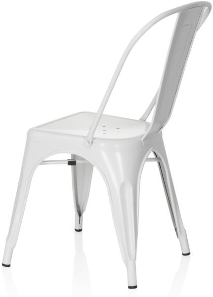 hjh OFFICE Besucherstuhl Konferenzstuhl VANTAGGIO BRUSH Metall, Weiß matt Bild 8