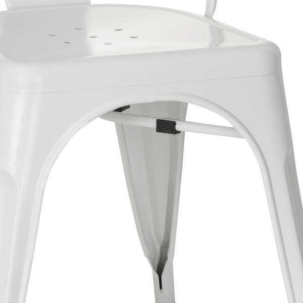 hjh OFFICE Besucherstuhl Konferenzstuhl VANTAGGIO BRUSH Metall, Weiß matt Bild 12