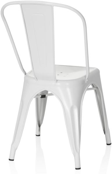 hjh OFFICE Besucherstuhl Konferenzstuhl VANTAGGIO BRUSH Metall, Weiß matt Bild 6