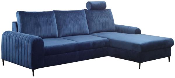 Ecksofa Lokoni (Farbe: Velluto 25, Seite: Rechts)