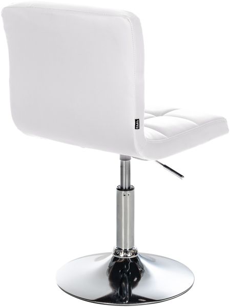 CLP Palma Lounger V2 Kunstleder Lounger höhenverstellbar und drehbar, weiß Bild 8