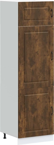 vidaXL Küchenschrank Kalmar Räuchereiche Holzwerkstoff 853632