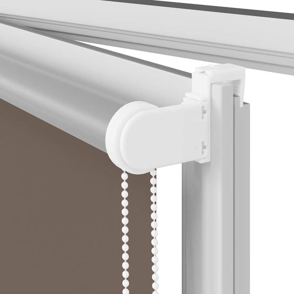 vidaXL Verdunkelungsrollo Kaffeebraun 155x230cm Stoffbreite 151,6cm 4011087 Bild 11