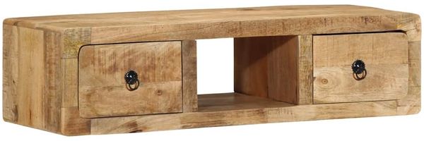 vidaXL TV-Wandschrank 100x32x25 cm Raues Massivholz Mango 4104525 Bild 11