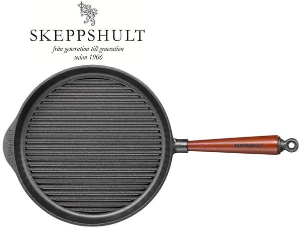 SKEPP Grillpfanne 25 cm Walnuss 0025V