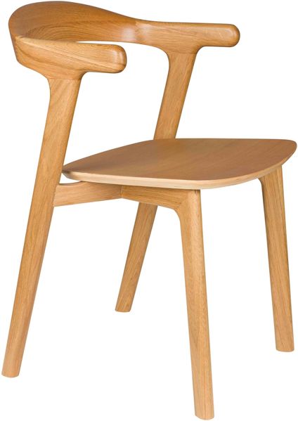 Esszimmerstuhl Northwood aus Eiche | Japanisches Design von Zuiver