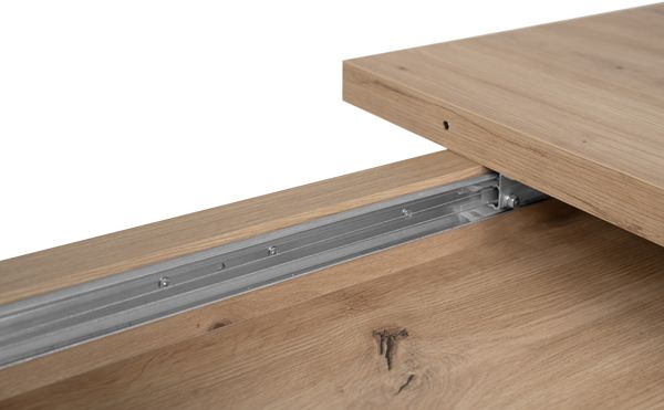 Kulissen-Esstisch >Avant< ausziehbar, Dekor Artisan Oak / schwarz - 160/200x76x90cm (BxHxT) Bild 9