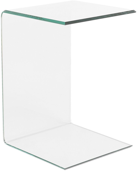 Beistelltisch LOURDES Glas Transparent