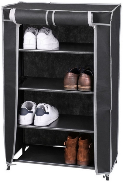 Urban Living Schuhregal Schuh-Regal mit Hülle und 2 Reißverschlüssen Schuhschrank