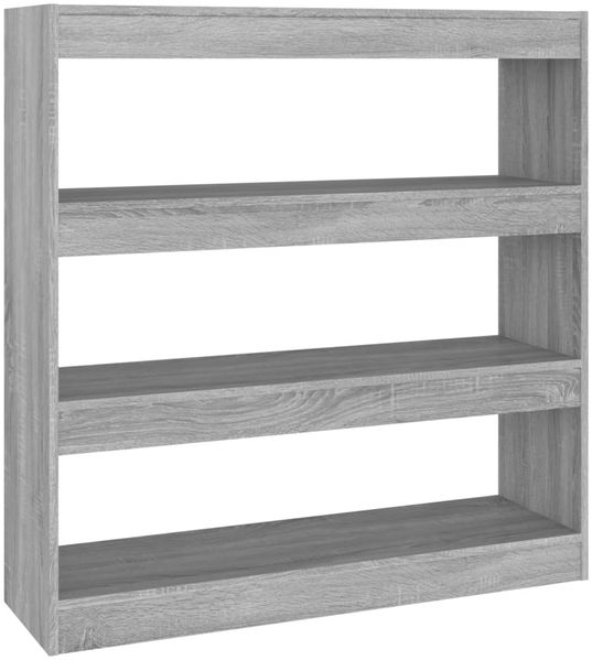 Bücherregal | Standregal Grau Sonoma 100x30x103 cm