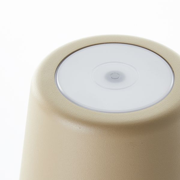 Brilliant Lampe Kaami LED Außentischleuchte 37cm cappuccino matt Metall/Bambus gold 2 W LED integriert Bild 10