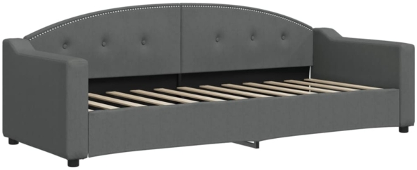 vidaXL Tagesbett Dunkelgrau 80x200 cm Stoff 354179
